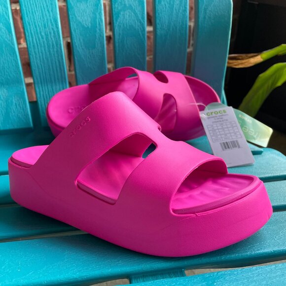 Crocs, Platform Summer Shoes, NEW! - Picture 1 of 10